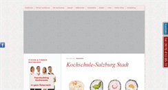 Desktop Screenshot of kochschulesalzburg.com